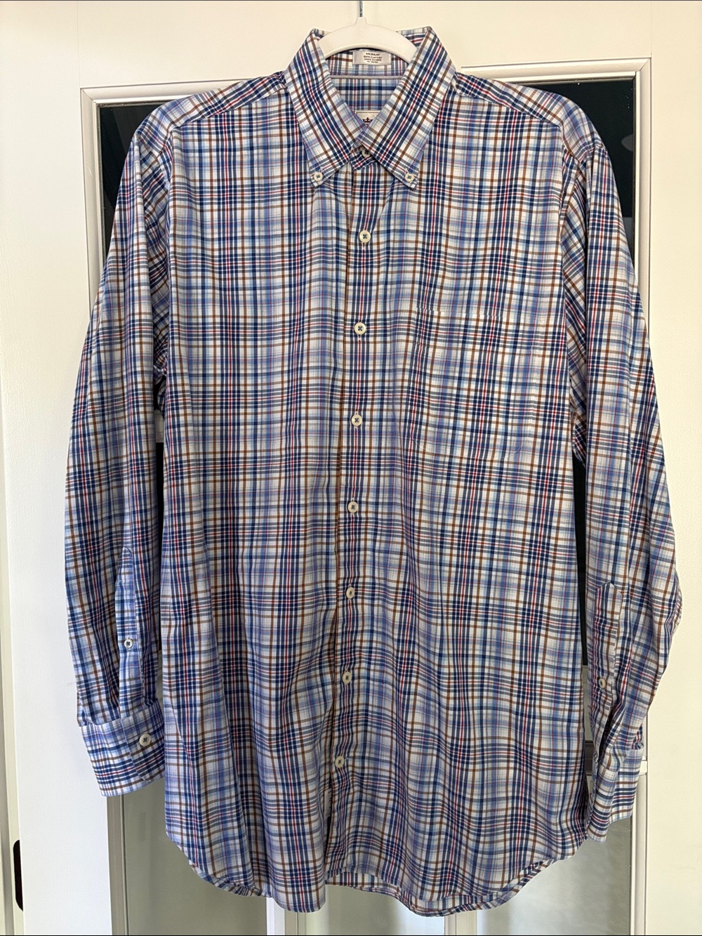 Peter Millar Men’s Plaid Button Down Shirt | M